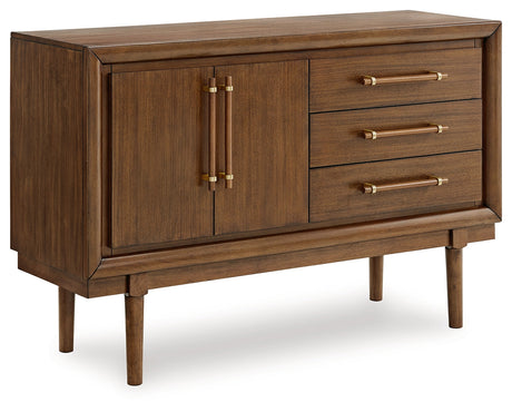 Lyncott Brown Dining Server by Ashley at Eve Furniture