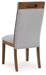 Lyncott Brown Dining Table and 4 Chairs and Bench by Ashley at Eve Furniture