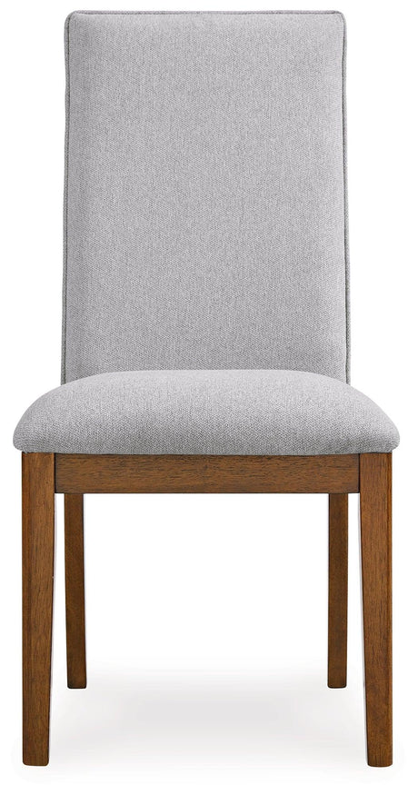 Lyncott Brown Dining Table and 4 Chairs and Bench by Ashley at Eve Furniture