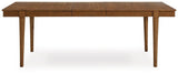 Lyncott Brown Dining Table and 4 Chairs and Bench by Ashley at Eve Furniture