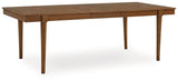 Lyncott Brown Dining Table and 4 Chairs by Ashley at Eve Furniture