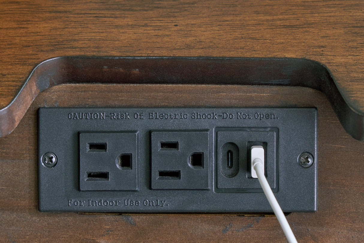 Lyncott Brown Nightstand by Ashley at Eve Furniture