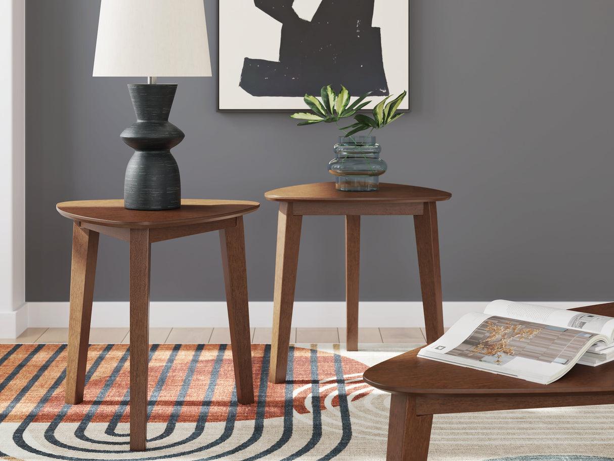 Lyncott Brown Table (Set of 3) by Ashley at Eve Furniture