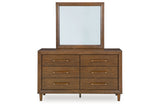 Lyncott Brown Upholstered Panel Bedroom Set by Ashley at Eve Furniture