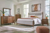 Lyncott Brown Upholstered Panel Bedroom Set by Ashley at Eve Furniture