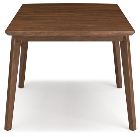 Lyncott Charcoal & Brown 64" Extendable Dining Room Set by Ashley at Eve Furniture