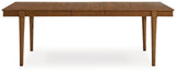 Lyncott Charcoal & Brown 92" Extendable Dining Room Set by Ashley at Eve Furniture