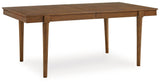 Lyncott Charcoal & Brown 92" Extendable Dining Room Set by Ashley at Eve Furniture