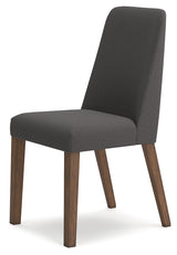 Lyncott Charcoal/Brown Dining Chair, Set of 2