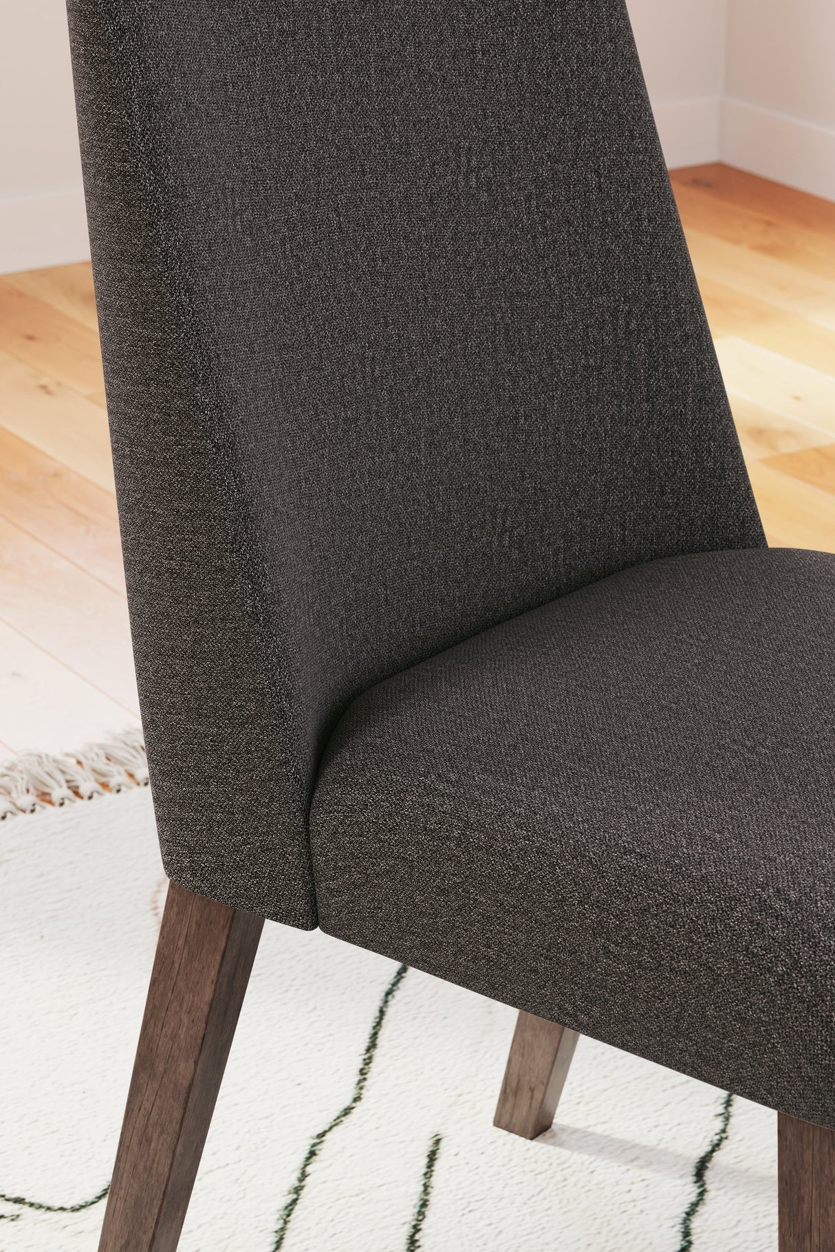 Lyncott Charcoal/Brown Dining Chair, Set of 2