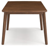 Lyncott Charcoal & Brown 64" Extendable Dining Room Set by Ashley at Eve Furniture
