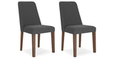 Lyncott Charcoal & Brown 92" Extendable Dining Room Set by Ashley at Eve Furniture