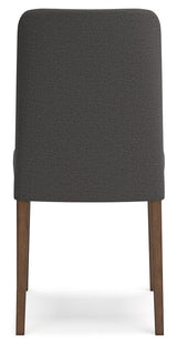 Lyncott Charcoal/Brown Dining Chair, Set of 2 by Ashley at Eve Furniture