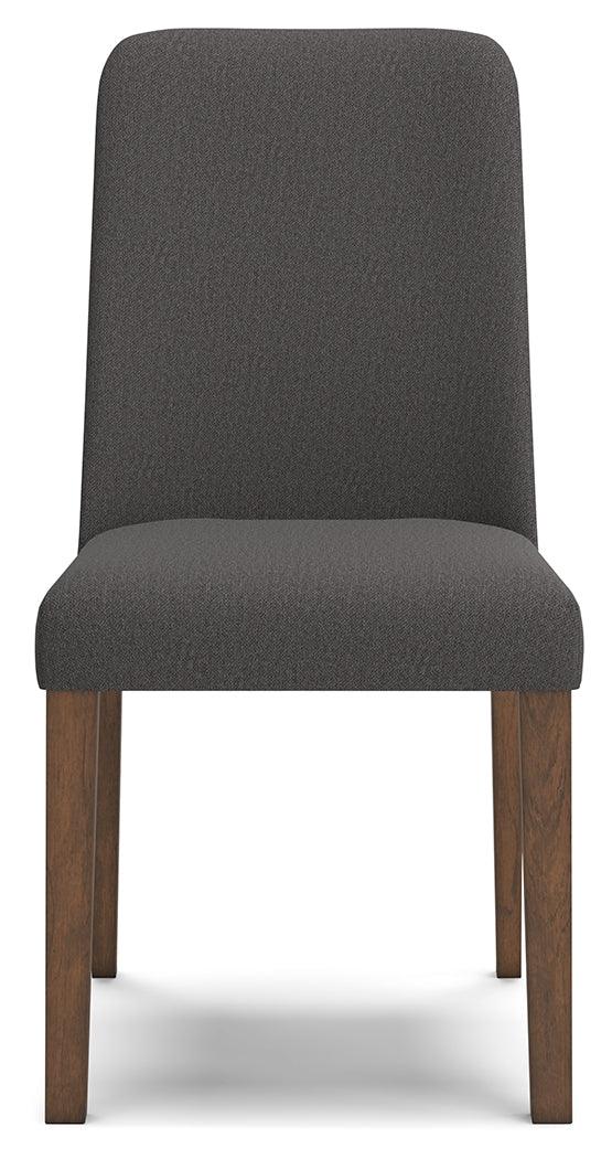 Lyncott Charcoal/Brown Dining Chair, Set of 2 by Ashley at Eve Furniture