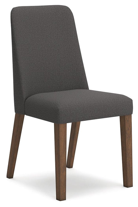 Lyncott Charcoal/Brown Dining Chair, Set of 2 by Ashley at Eve Furniture