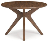Lyncott Dining Table and 4 Chairs in Gray/Brown by Ashley at Eve Furniture