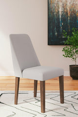 Lyncott Dining Table and 4 Chairs in Gray/Brown by Ashley at Eve Furniture