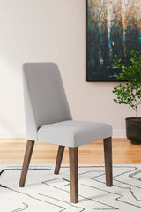 Lyncott Gray/Brown Dining Chair, Set of 2