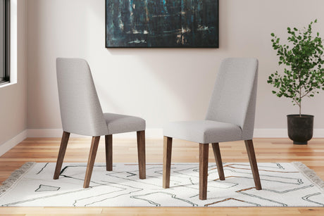 Lyncott Gray/Brown Dining Chair, Set of 2 by Ashley at Eve Furniture