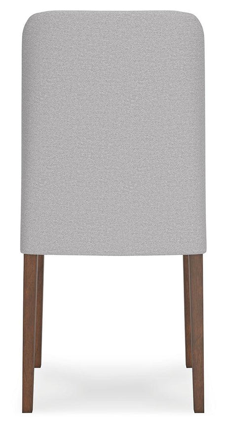 Lyncott Gray/Brown Dining Table and 4 Chairs by Ashley at Eve Furniture