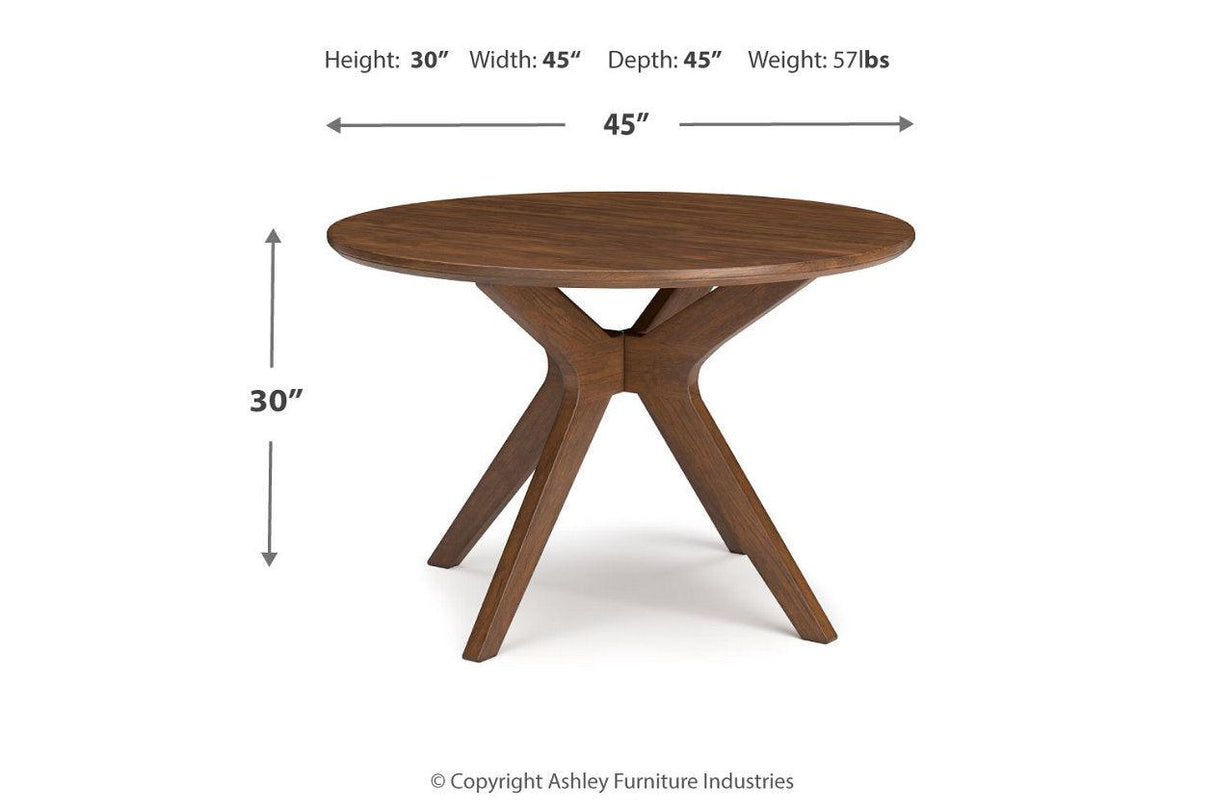 Lyncott Multi Dining Table and 4 Chairs by Ashley at Eve Furniture