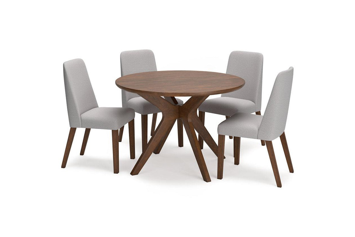 Lyncott Multi Dining Table and 4 Chairs by Ashley at Eve Furniture