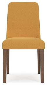 Lyncott Mustard & Brown Expandable Dining Room Set by Ashley at Eve Furniture