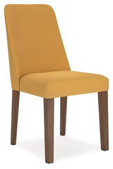 Lyncott Mustard & Brown Expandable Dining Room Set by Ashley at Eve Furniture