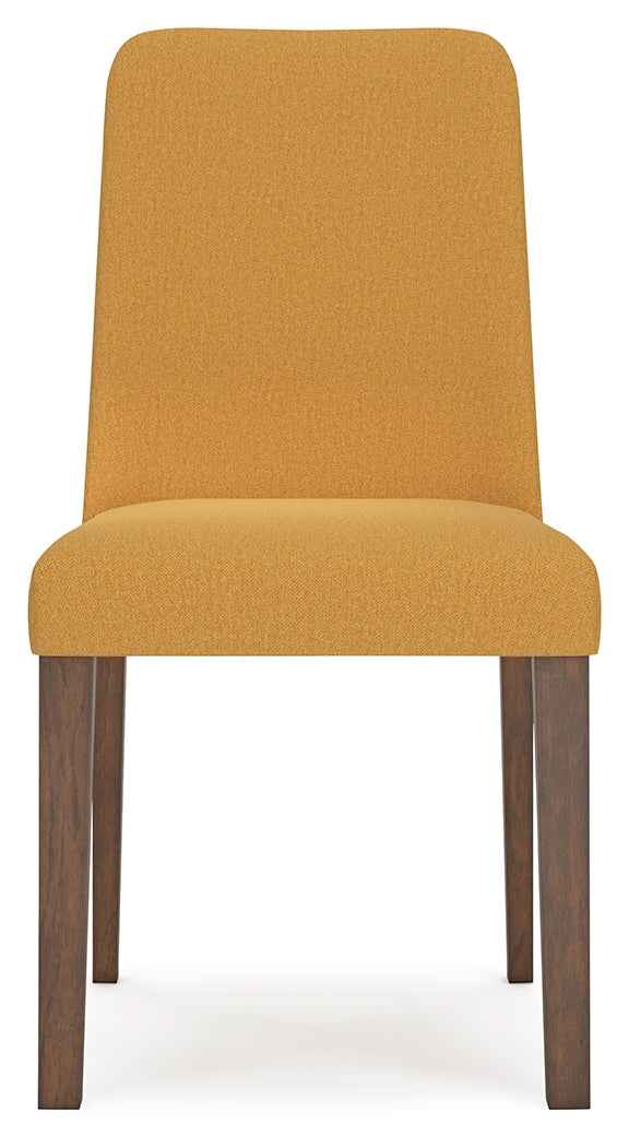 Lyncott Mustard & Brown Expandable Dining Room Set by Ashley at Eve Furniture
