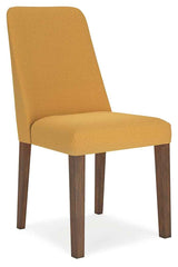 Lyncott Mustard & Brown Expandable Dining Room Set by Ashley at Eve Furniture