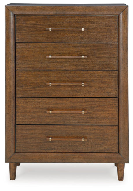 Lyncott Brown Chest of Drawers by Ashley at Eve Furniture