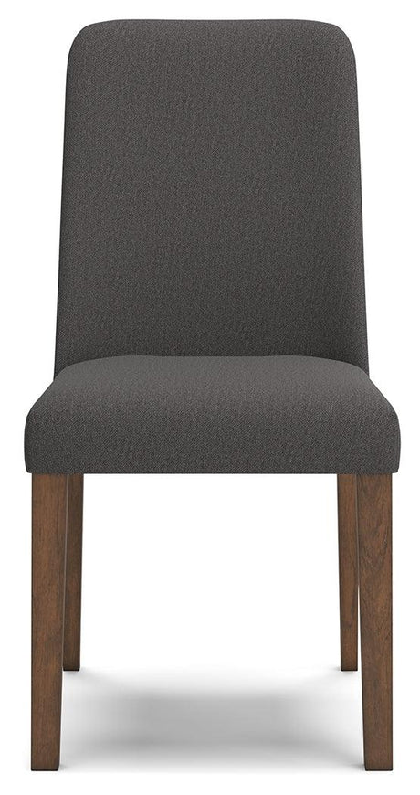 Lyncott Charcoal/Brown Dining Chair, Set of 2 by Ashley at Eve Furniture