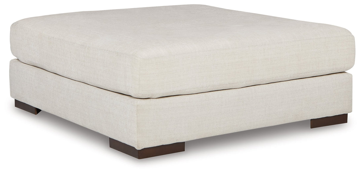 Lyndeboro Natural Oversized Accent Ottoman