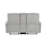 Lyndon Gray Double Reclining Living Room Set by Homelegance at Eve Furniture