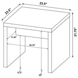 Lynette Mango 3-Piece Rectangular Coffee and End Table Set by Coaster at Eve Furniture