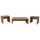 Lynette Mango 3-Piece Rectangular Coffee and End Table Set by Coaster at Eve Furniture