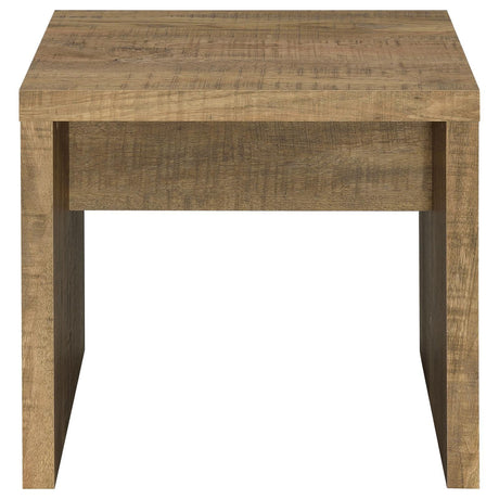 Lynette Mango Square Engineered Wood End Table by Coaster at Eve Furniture