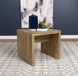 Lynette Mango Square Engineered Wood End Table by Coaster at Eve Furniture