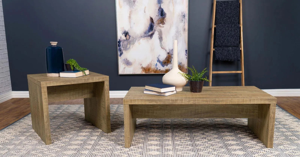 Lynette Rectangular Engineered Wood Coffee Table Mango by Coaster at Eve Furniture