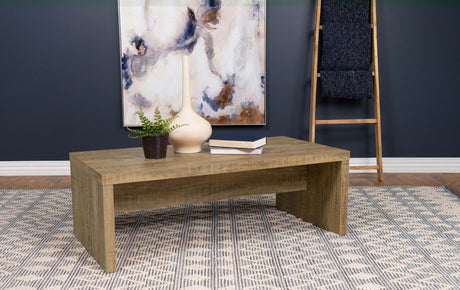 Lynette Rectangular Engineered Wood Coffee Table Mango by Coaster at Eve Furniture