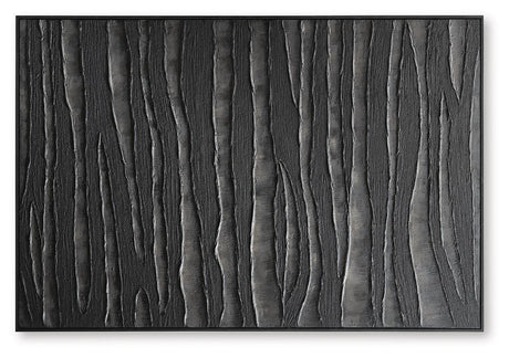 Lynnworth Black/Brown Wall Art by Ashley at Eve Furniture