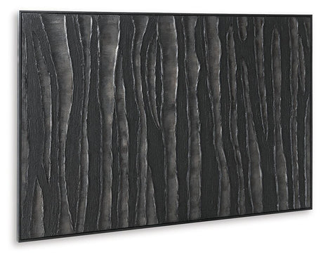 Lynnworth Black/Brown Wall Art by Ashley at Eve Furniture