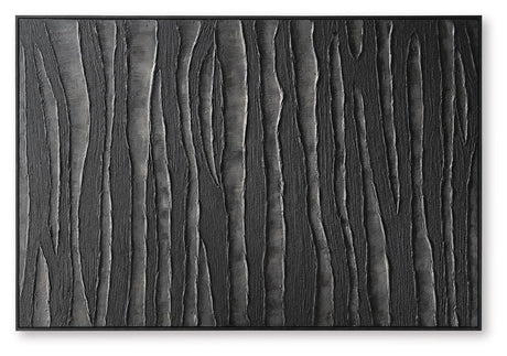 Lynnworth Black/Brown Wall Art by Ashley at Eve Furniture