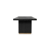 Lynx Carbon Black Dining Table by Classic Home at Eve Furniture