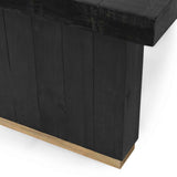 Lynx Carbon Black Dining Table by Classic Home at Eve Furniture