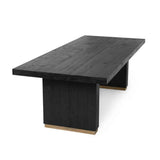 Lynx Carbon Black Dining Table by Classic Home at Eve Furniture