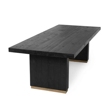 Lynx Carbon Black Dining Table by Classic Home at Eve Furniture