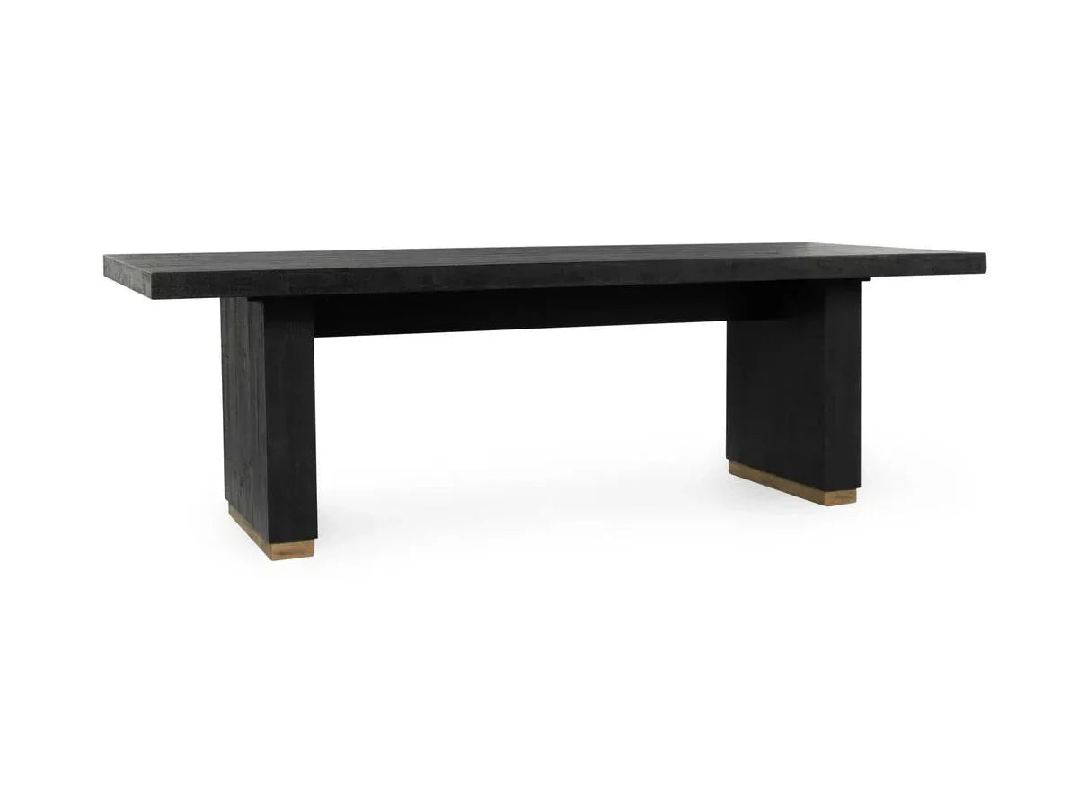 Lynx Carbon Black Dining Table by Classic Home at Eve Furniture