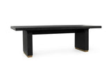 Lynx Carbon Black Dining Table by Classic Home at Eve Furniture