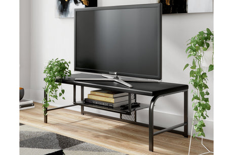 Lynxtyn Black 48" TV Stand by Ashley at Eve Furniture